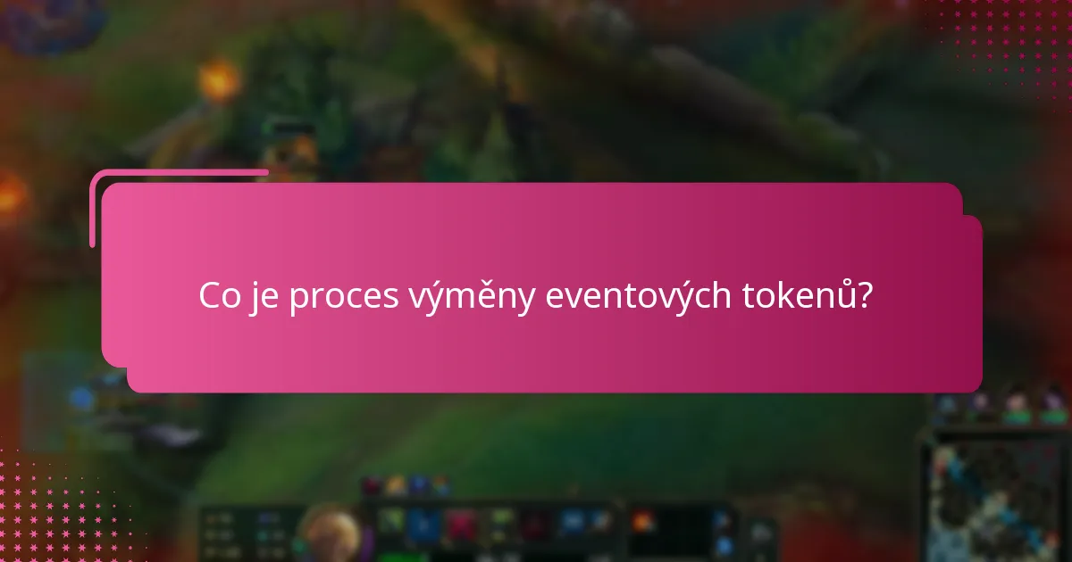 Jak vyměnit eventové tokeny krok za krokem?