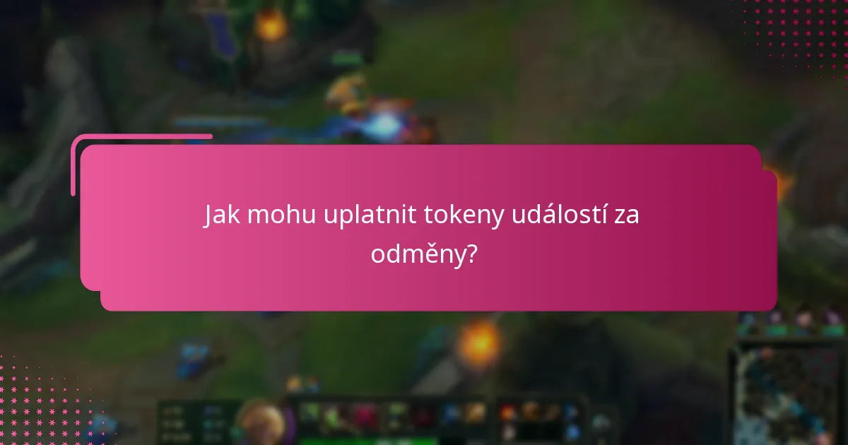 Jaké uživatelské zkušenosti jsou spojeny s tokeny událostí?